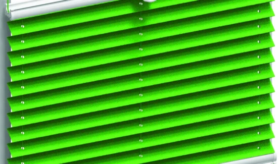 Plissees und Wabenplissees mit Klemmfixierung im Fenster